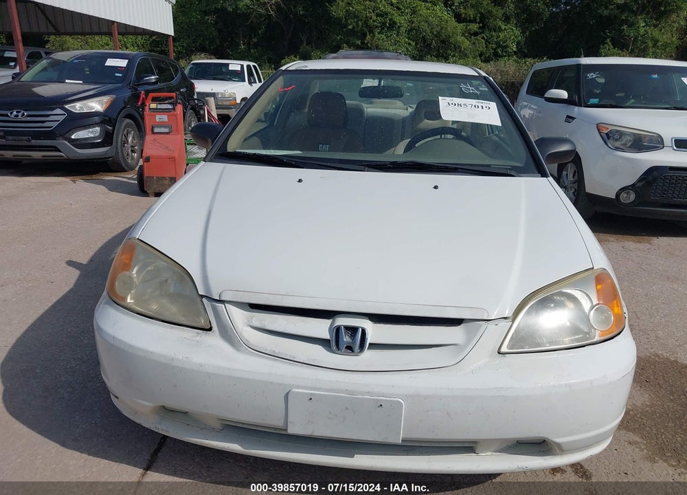 2002 HONDA CIVIC LX VIN: 1HGEM22572L098526