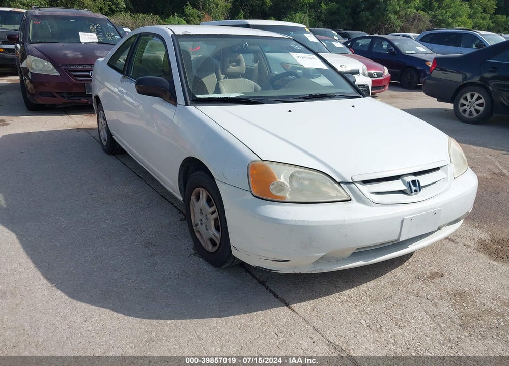 2002 HONDA CIVIC LX VIN: 1HGEM22572L098526