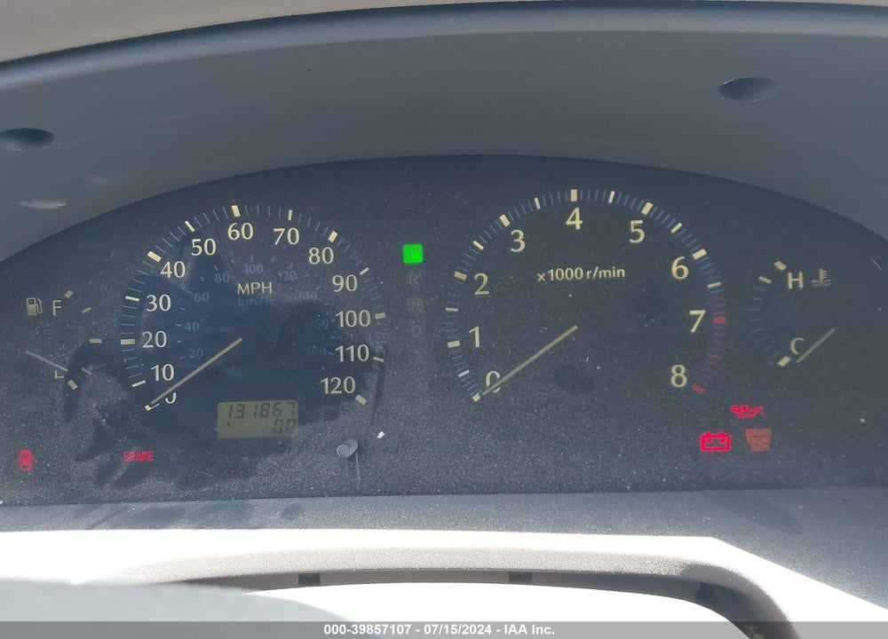 2001 INFINITI QX4 LUXURY VIN: JNRDR07X71W101416