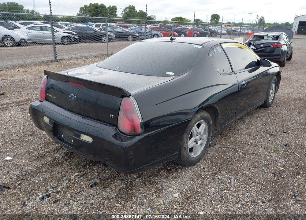 2005 CHEVROLET MONTE CARLO LT VIN: 2G1WX15KX59143551