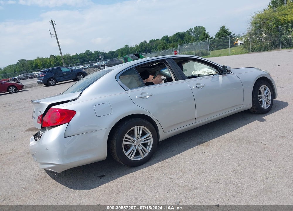 2013 INFINITI G37X VIN: JN1CV6AR7DM764847