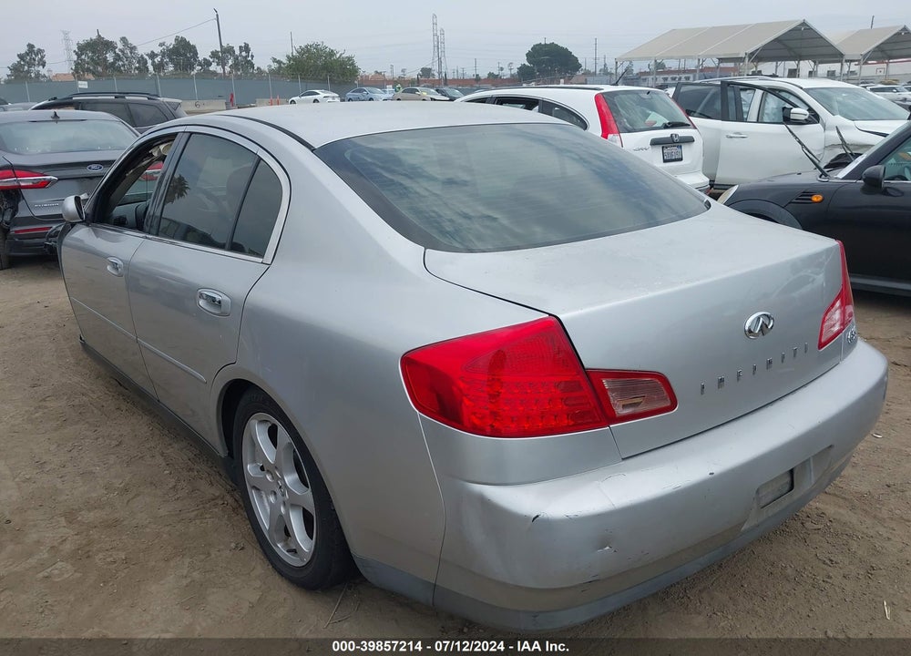 2003 INFINITI G35 LUXURY LEATHER VIN: JNKCV51E13M307940