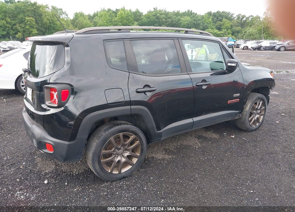 2016 JEEP RENEGADE 75TH ANNIVERSARY VIN: ZACCJBBW0GPC89537