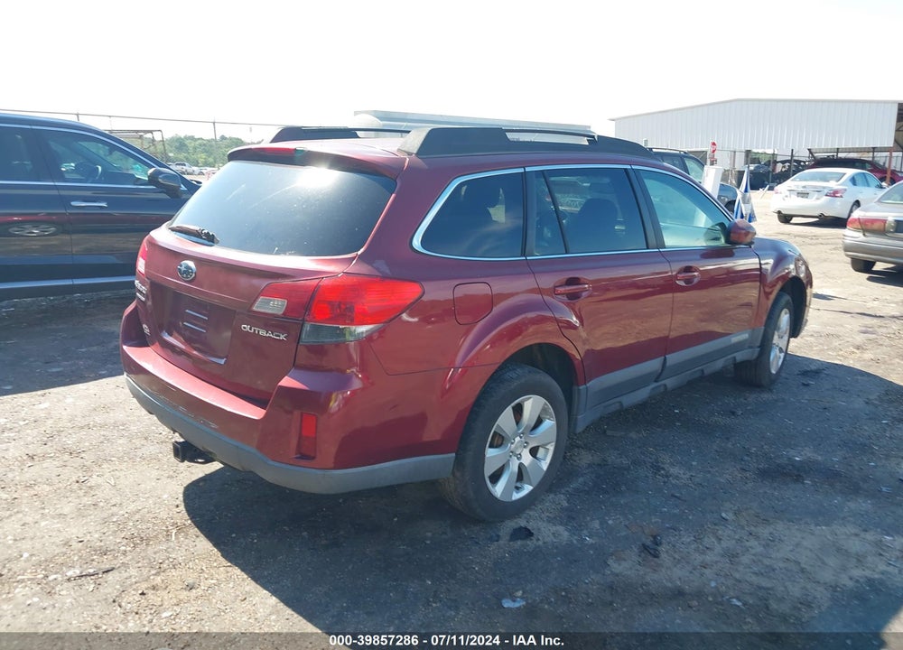 2012 SUBARU OUTBACK 2.5I PREMIUM VIN: 4S4BRCCC7C3266202