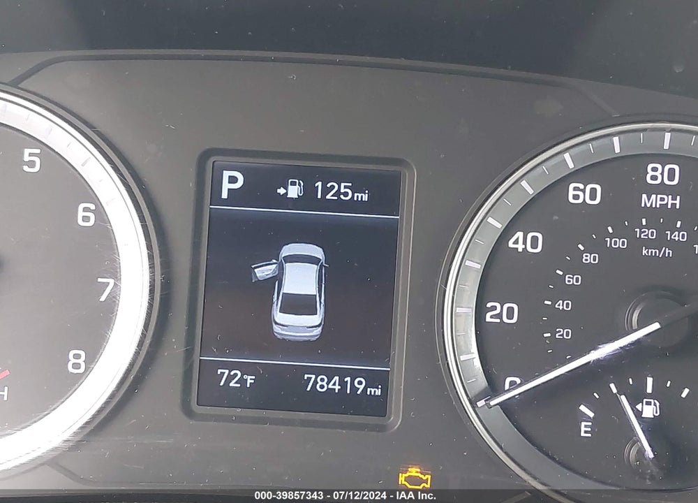 2019 HYUNDAI SONATA SE VIN: 5NPE24AFXKH742809