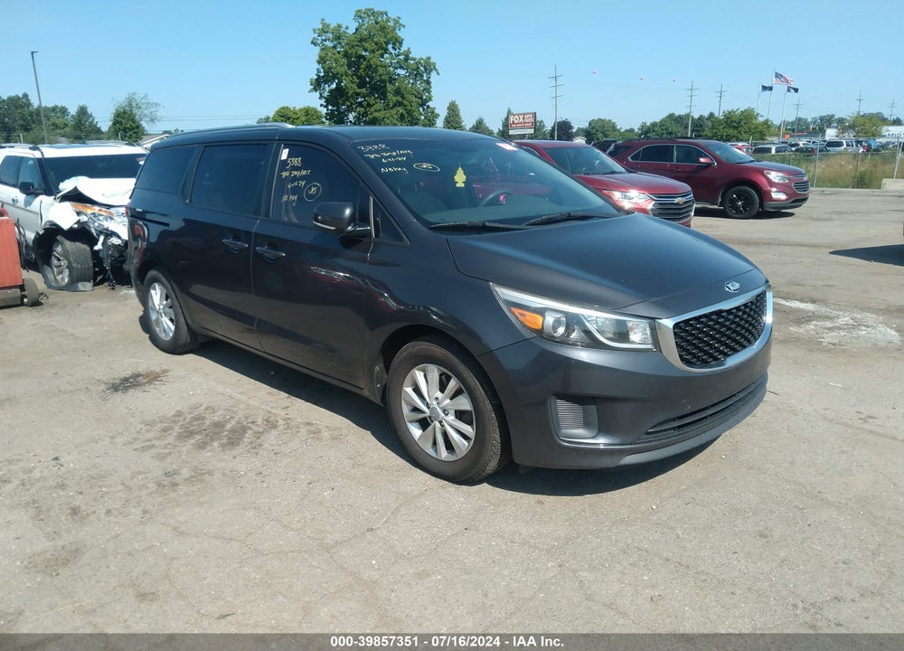 2016 KIA SEDONA LX VIN: KNDMB5C14G6130576