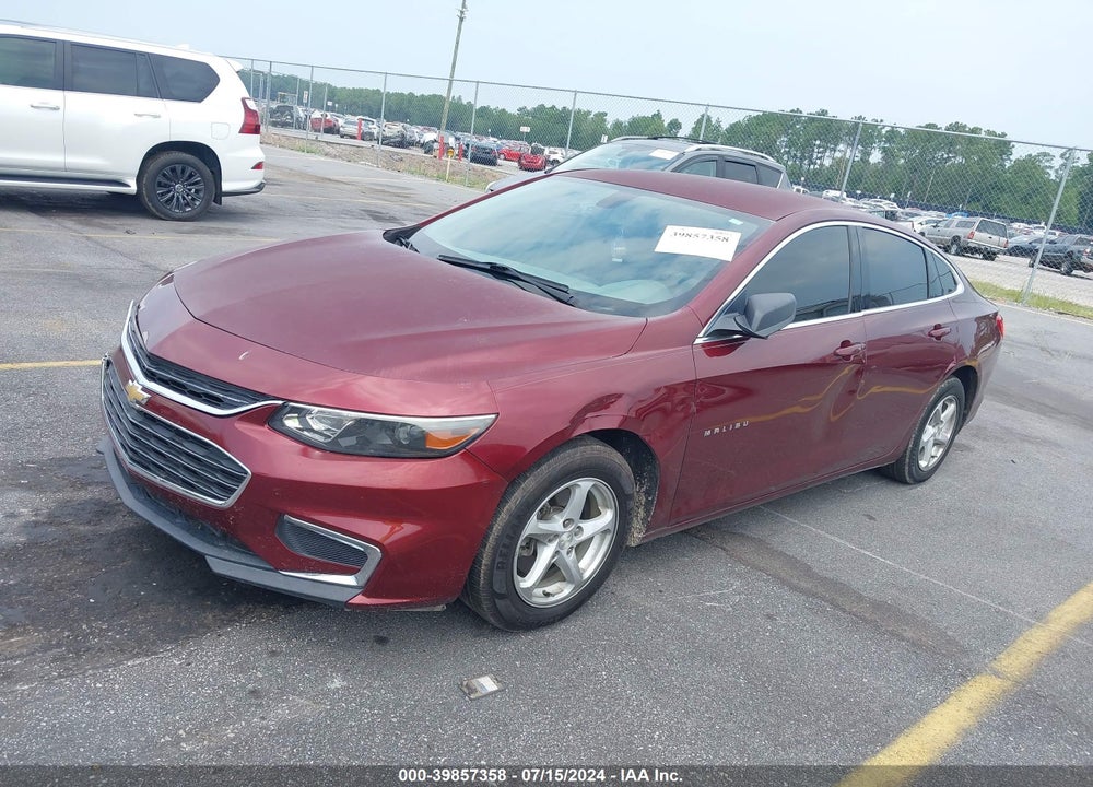 2016 CHEVROLET MALIBU LS VIN: 1G1ZB5ST6GF217722