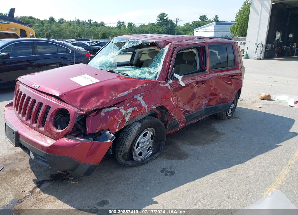 2012 JEEP PATRIOT SPORT VIN: 1C4NJRBB9CD658953