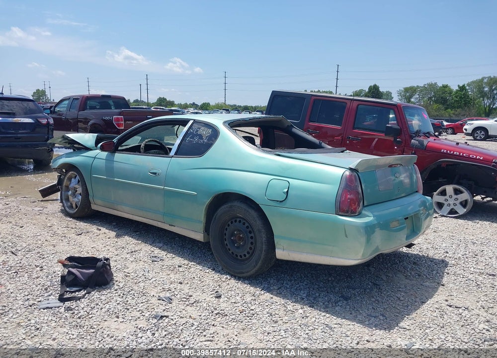 2004 CHEVROLET MONTE CARLO LS VIN: 2G1WW12E549413009