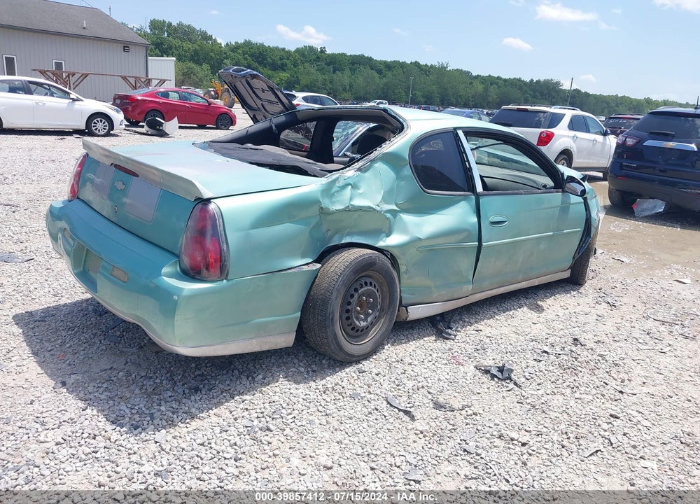 2004 CHEVROLET MONTE CARLO LS VIN: 2G1WW12E549413009