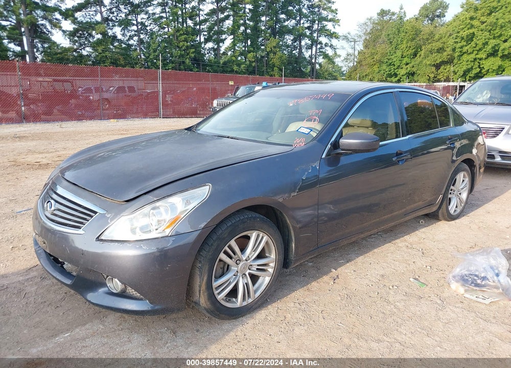 2011 INFINITI G25 JOURNEY VIN: JN1DV6AP7BM831205