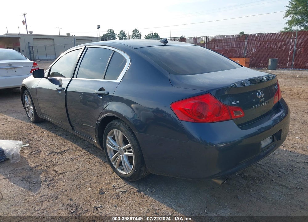 2011 INFINITI G25 JOURNEY VIN: JN1DV6AP7BM831205