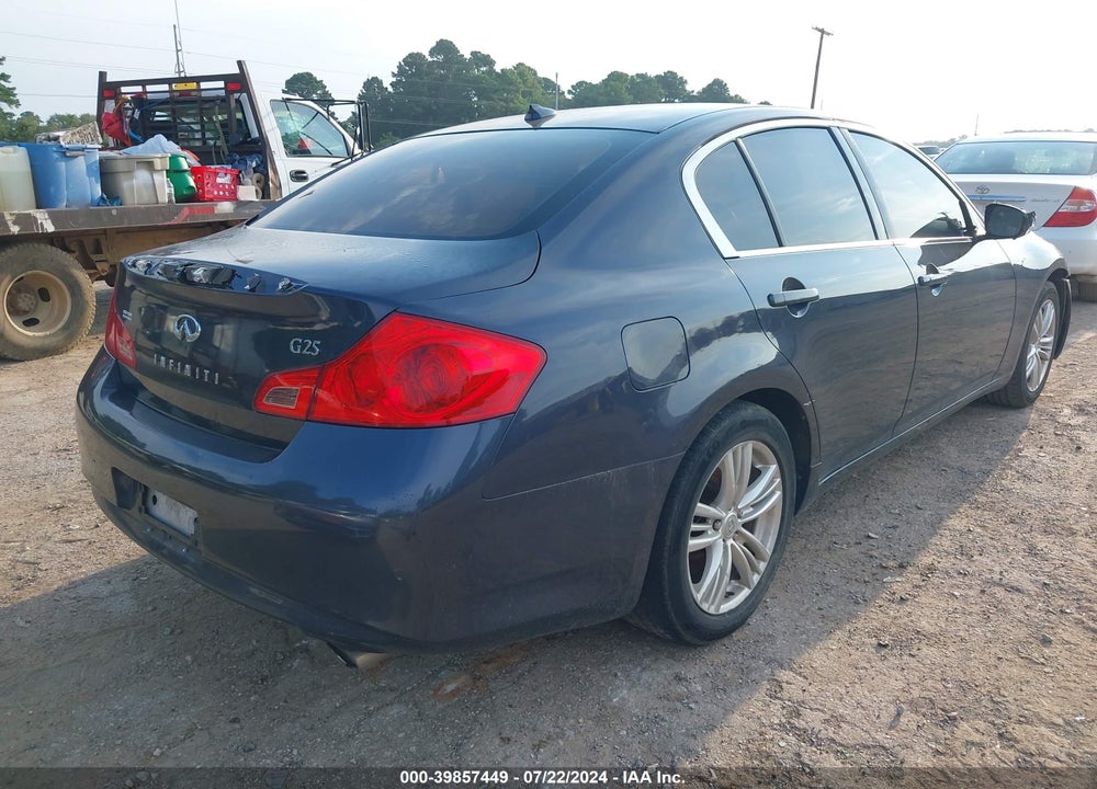 2011 INFINITI G25 JOURNEY VIN: JN1DV6AP7BM831205