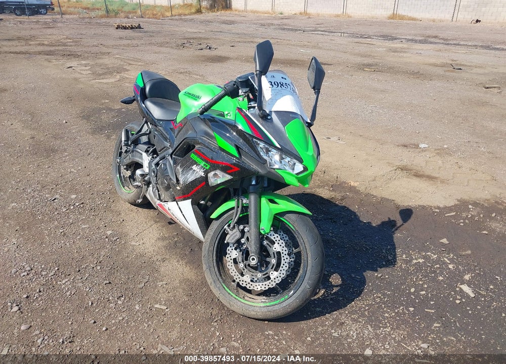 2022 KAWASAKI EX650 N VIN: ML5EXEN17NDA72486