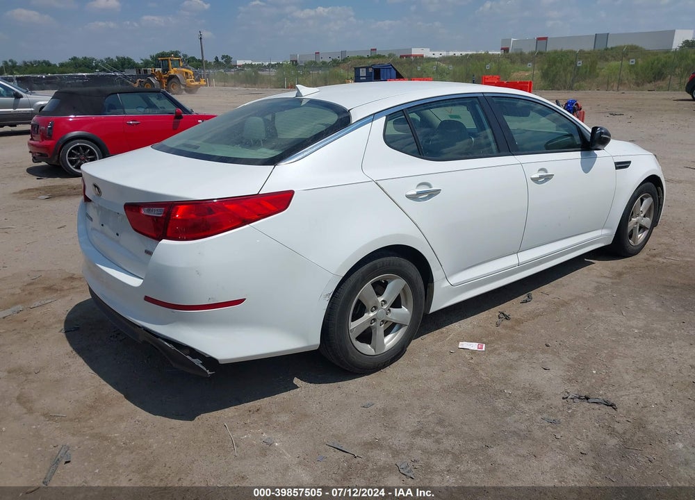 2015 KIA OPTIMA LX VIN: KNAGM4A76F5542010