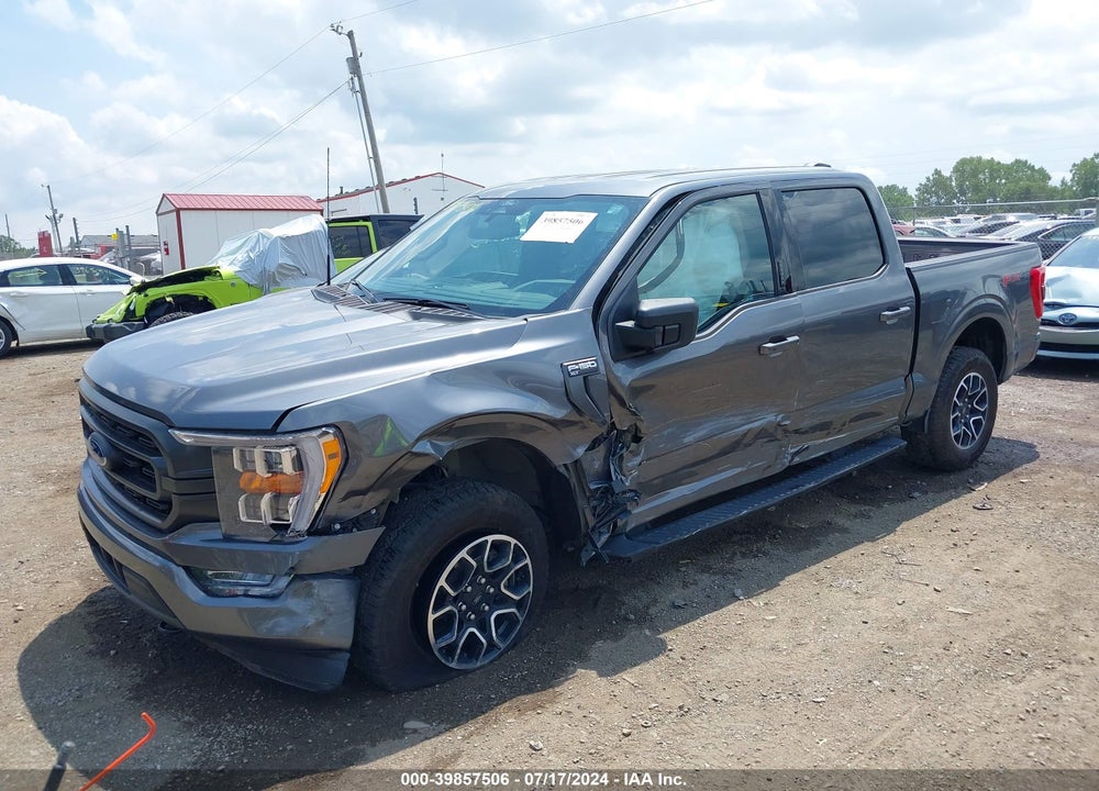 2022 FORD F-150 XLT VIN: 1FTFW1E81NFB40348