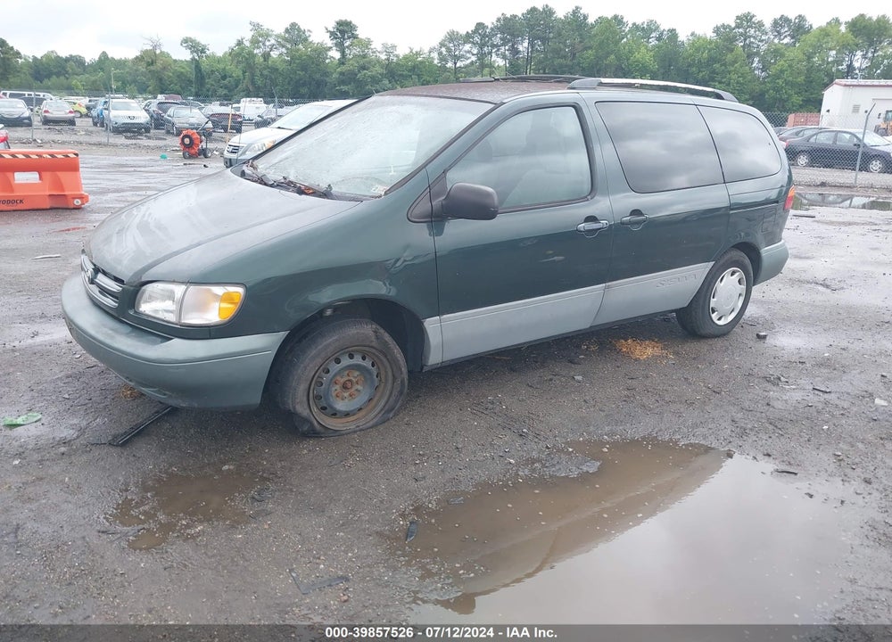 2000 TOYOTA SIENNA LE VIN: 4T3ZF13C0YU261055
