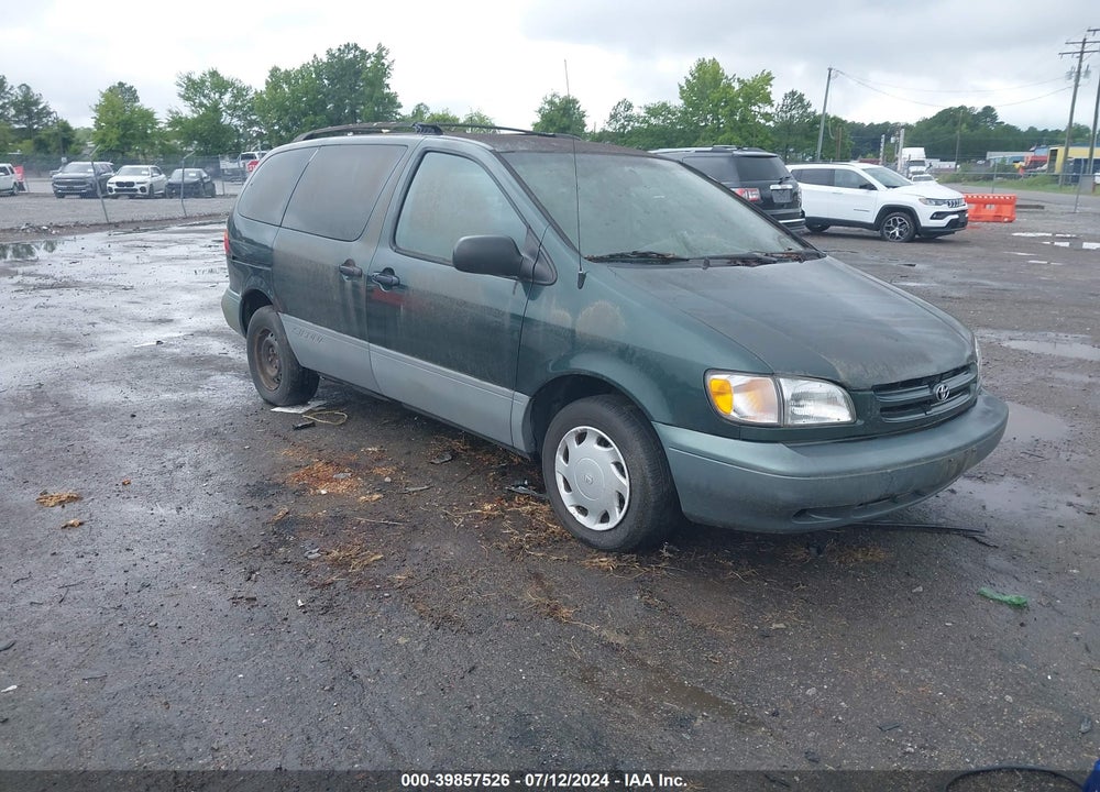2000 TOYOTA SIENNA LE VIN: 4T3ZF13C0YU261055