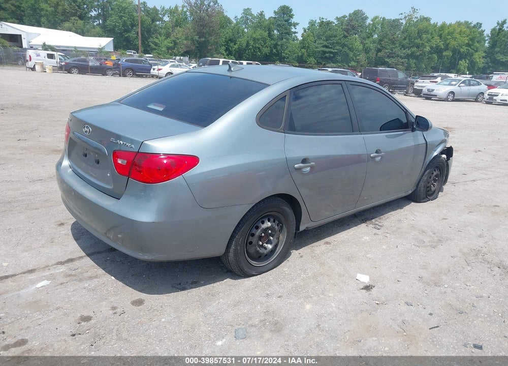 2009 HYUNDAI ELANTRA GLS VIN: KMHDU46D79U791815
