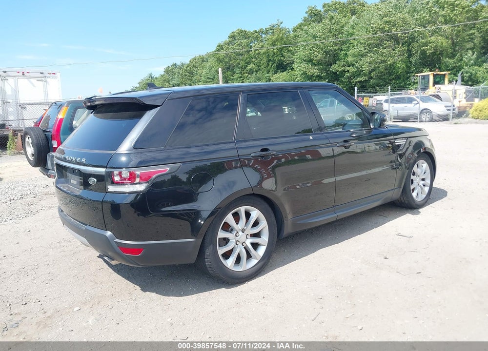 2016 LAND ROVER RANGE ROVER SPORT 3.0L V6 SUPERCHARGED HSE VIN: SALWR2VFXGA576443