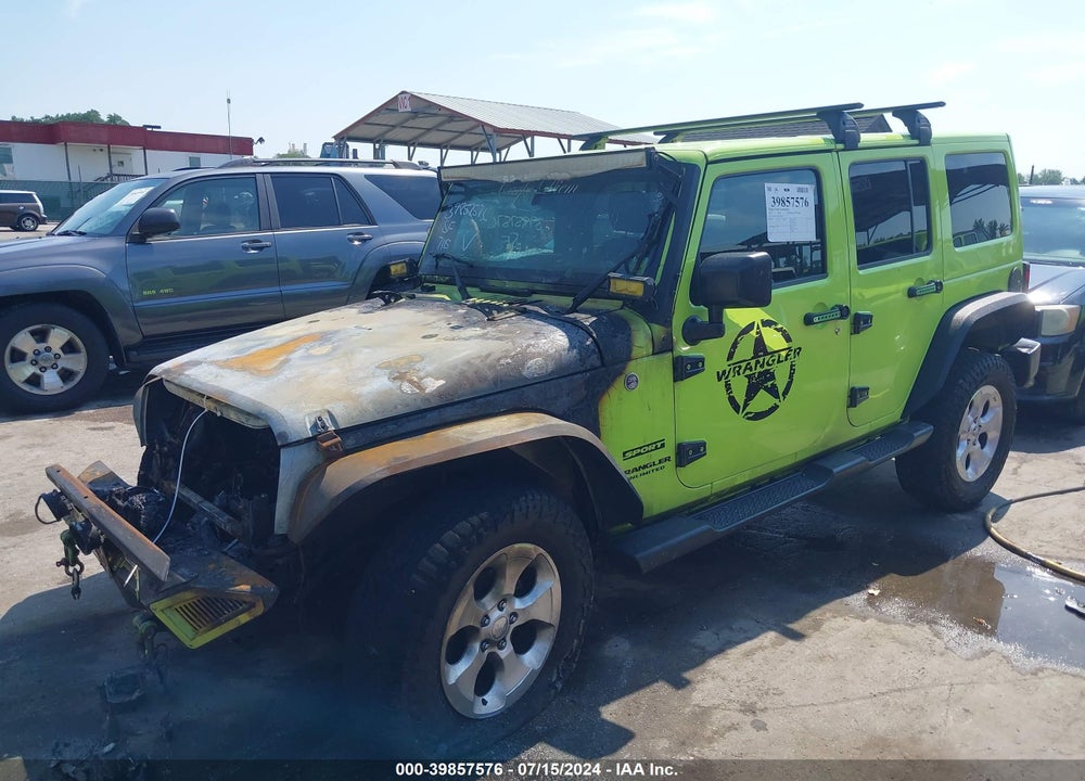 2017 JEEP WRANGLER UNLIMITED SPORT 4X4 VIN: 1C4BJWDG2HL503457
