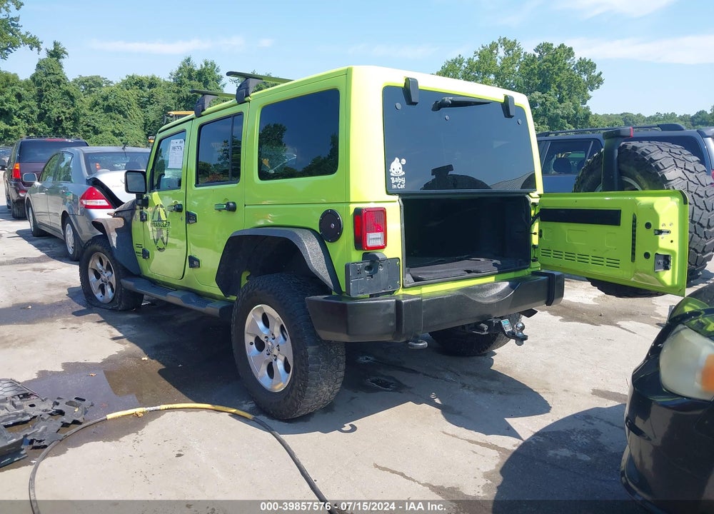 2017 JEEP WRANGLER UNLIMITED SPORT 4X4 VIN: 1C4BJWDG2HL503457