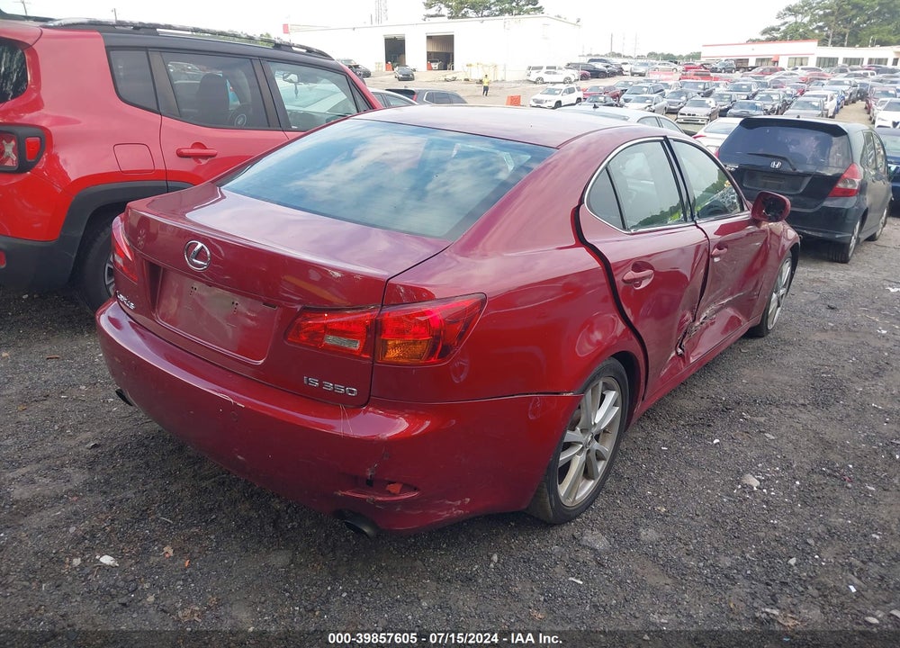 2006 LEXUS IS 350 VIN: JTHBE262365001247