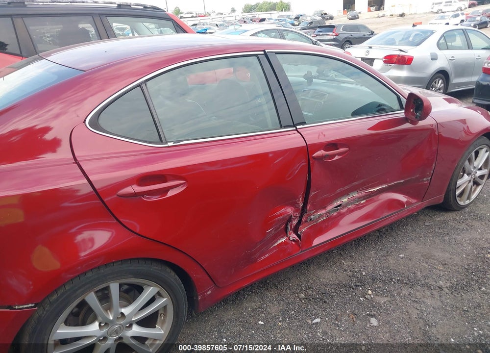 2006 LEXUS IS 350 VIN: JTHBE262365001247