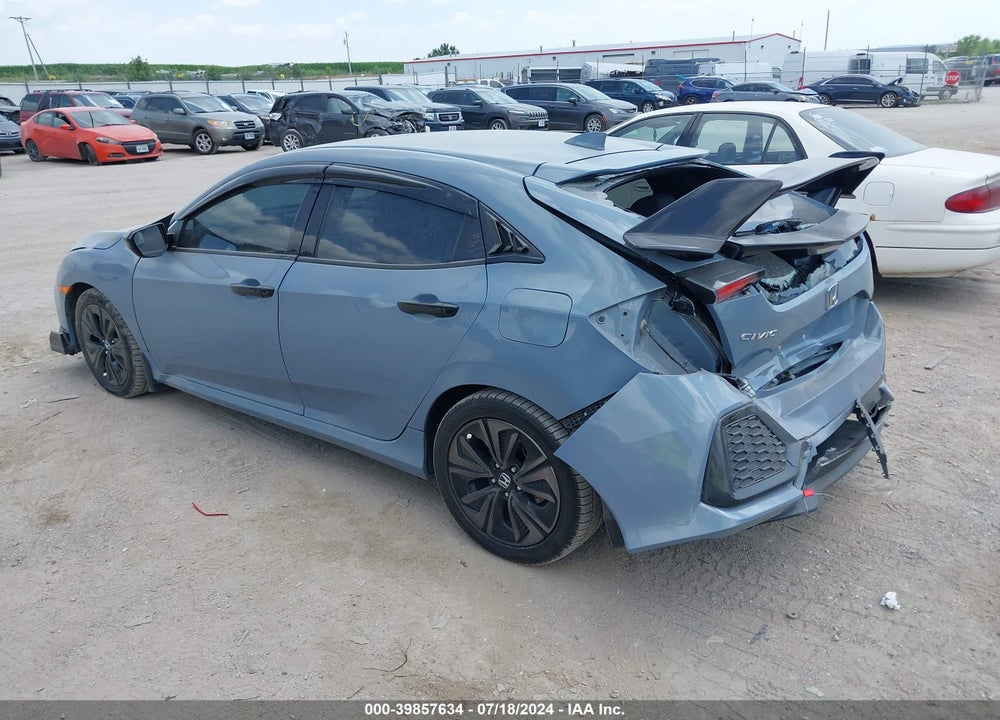2017 HONDA CIVIC EX VIN: SHHFK7H57HU208028