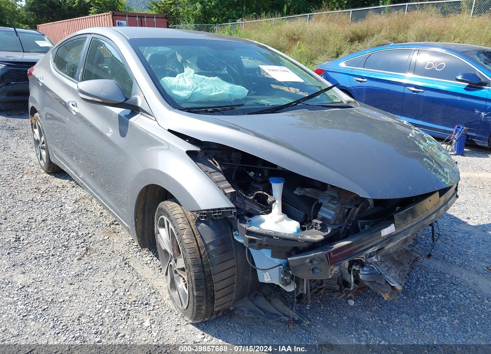 2014 HYUNDAI ELANTRA LIMITED VIN: 5NPDH4AE2EH483710
