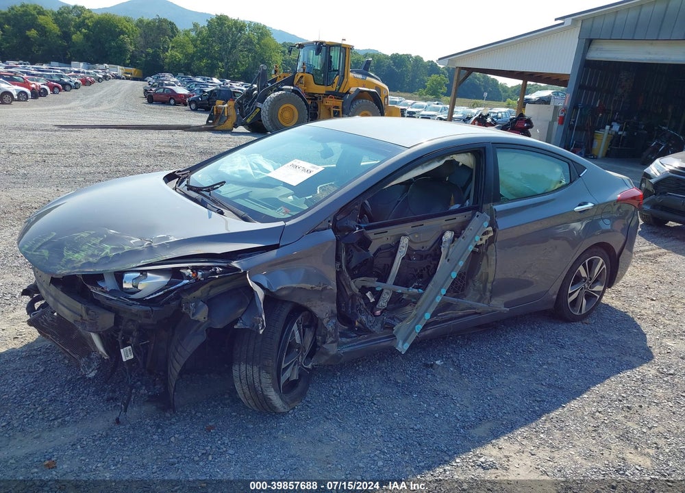 2014 HYUNDAI ELANTRA LIMITED VIN: 5NPDH4AE2EH483710