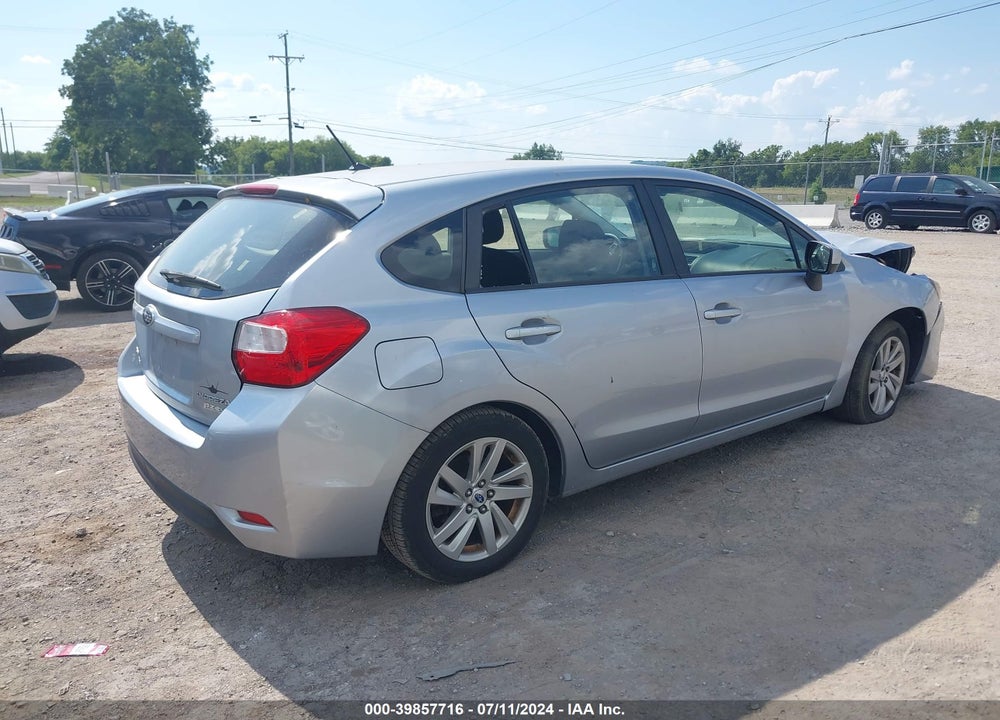 2016 SUBARU IMPREZA 2.0I PREMIUM VIN: JF1GPAB67G8264447