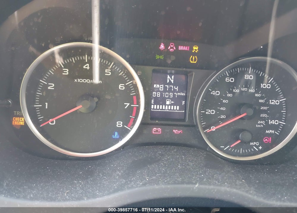 2016 SUBARU IMPREZA 2.0I PREMIUM VIN: JF1GPAB67G8264447
