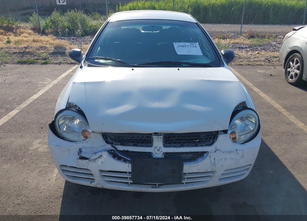 2005 DODGE NEON SXT VIN: 1B3ES56C45D158647