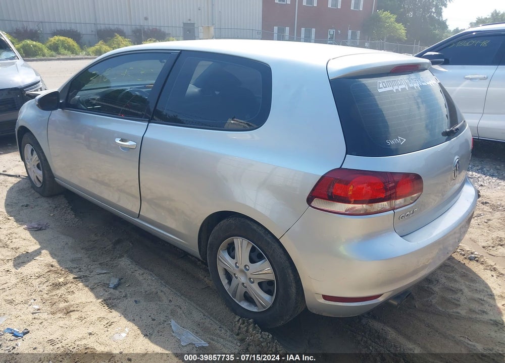 2010 VOLKSWAGEN GOLF 2-DOOR VIN: WVWBB7AJXAW256681