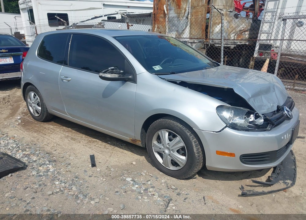 2010 VOLKSWAGEN GOLF 2-DOOR VIN: WVWBB7AJXAW256681