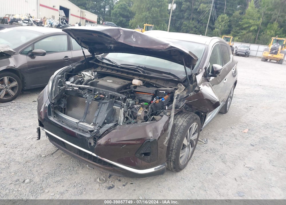 2021 NISSAN MURANO SL FWD VIN: 5N1AZ2CJ4MC101827
