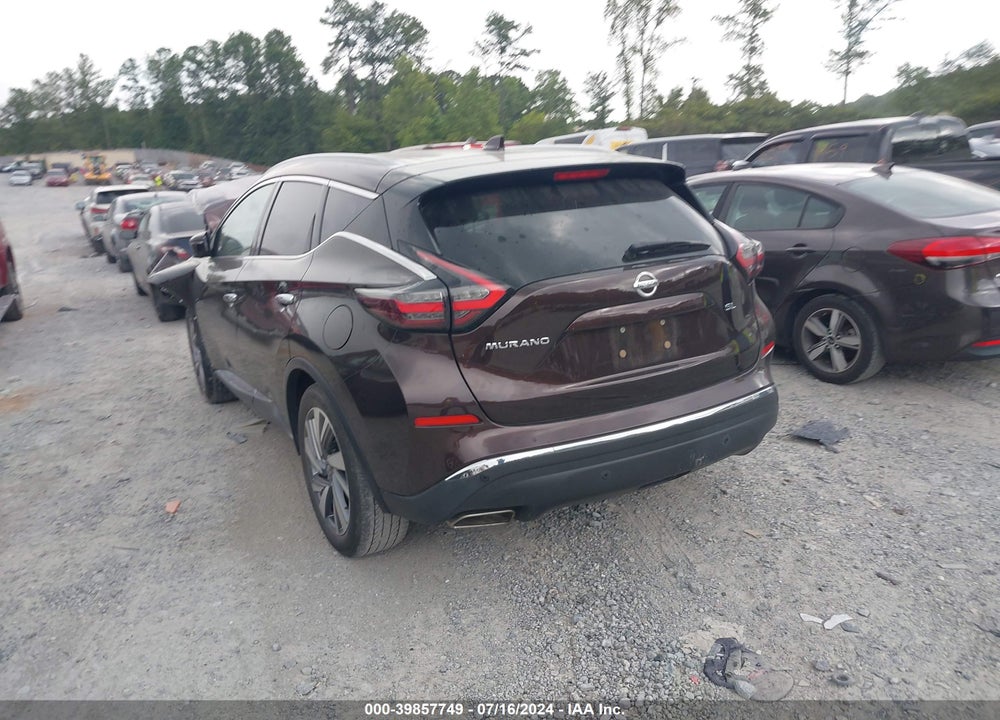 2021 NISSAN MURANO SL FWD VIN: 5N1AZ2CJ4MC101827