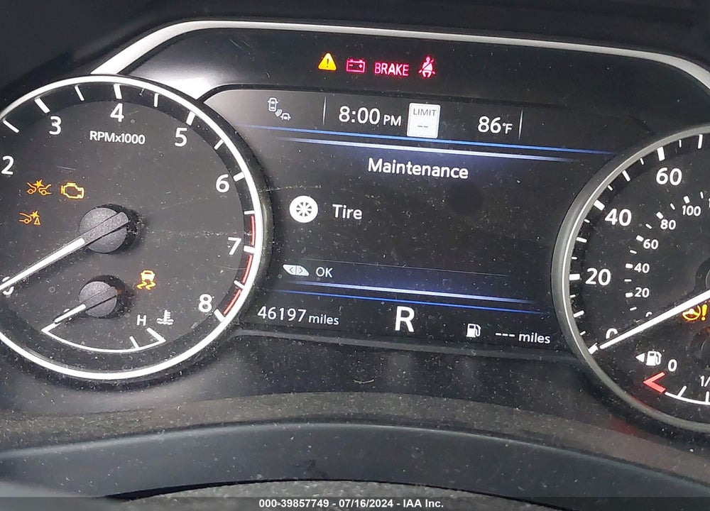 2021 NISSAN MURANO SL FWD VIN: 5N1AZ2CJ4MC101827
