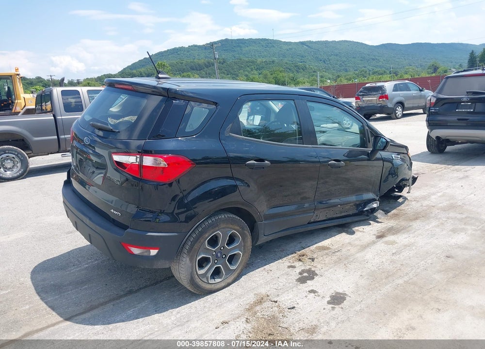 2020 FORD ECOSPORT S VIN: MAJ6S3FL4LC394375