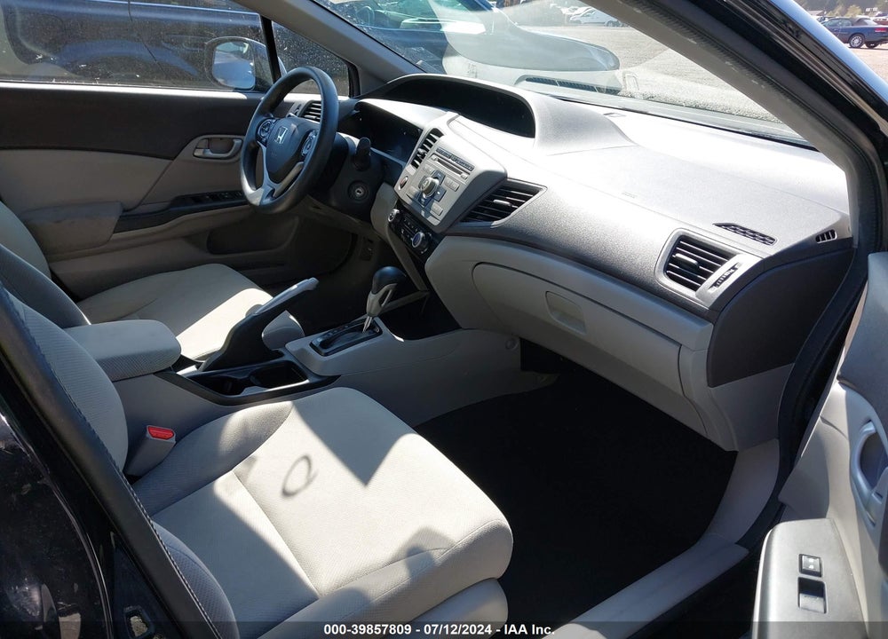 2012 HONDA CIVIC LX VIN: 19XFB2F59CE077657