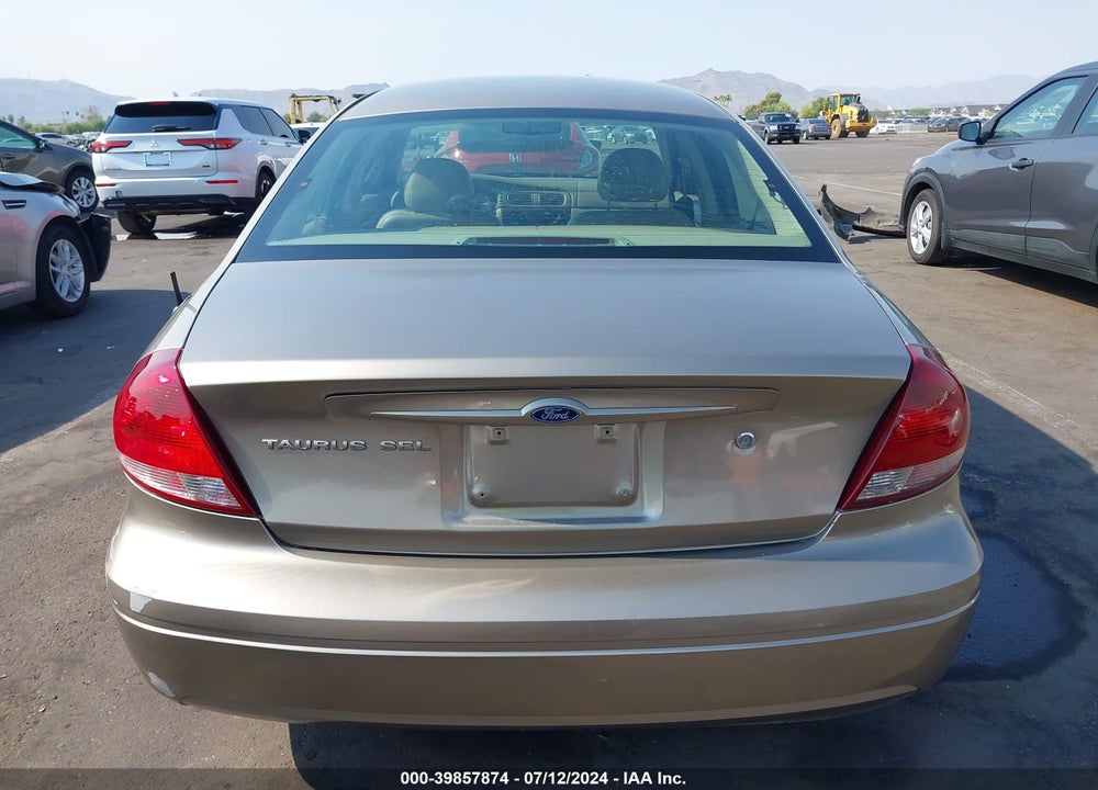 2006 FORD TAURUS SEL VIN: 1FAFP56U36A187482