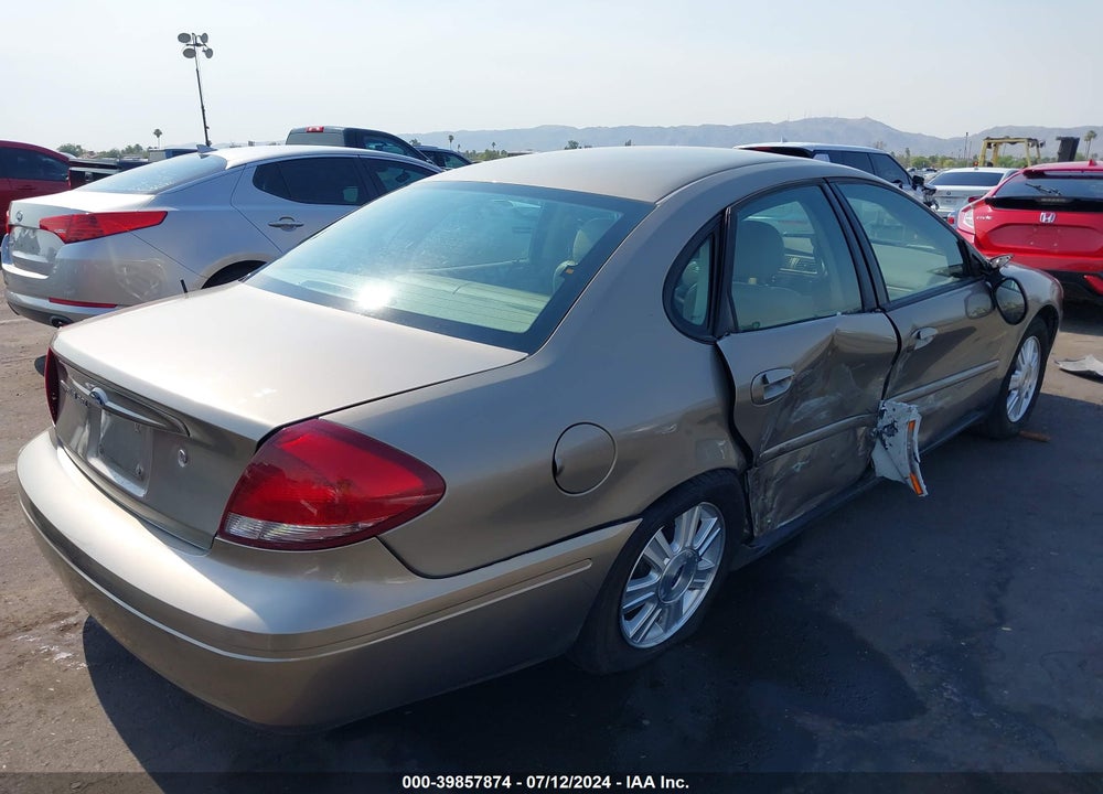 2006 FORD TAURUS SEL VIN: 1FAFP56U36A187482