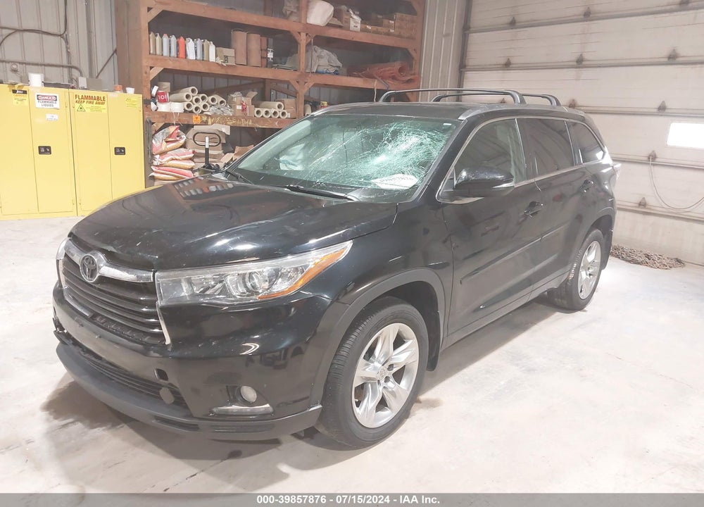 2015 TOYOTA HIGHLANDER LIMITED V6 VIN: 5TDDKRFH9FS149722