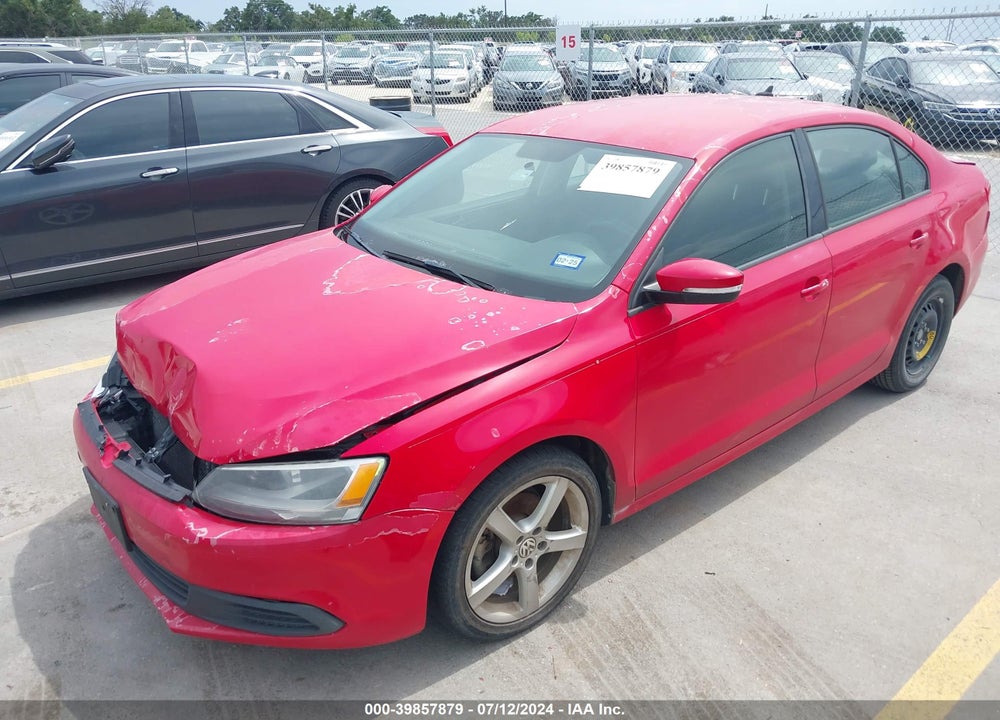 2012 VOLKSWAGEN JETTA 2.5L SE VIN: 3VWDX7AJXCM335455