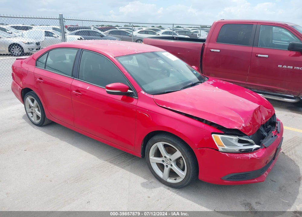 2012 VOLKSWAGEN JETTA 2.5L SE VIN: 3VWDX7AJXCM335455