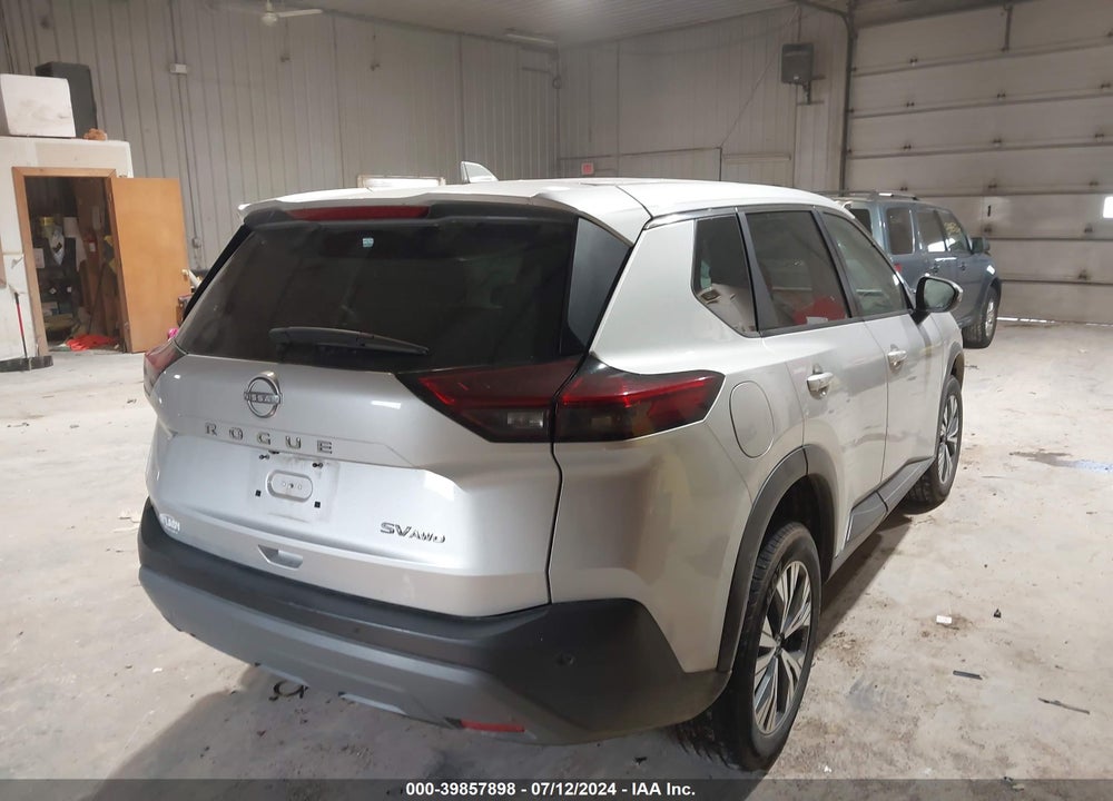 2022 NISSAN ROGUE SV INTELLIGENT AWD VIN: 5N1BT3BB7NC693134