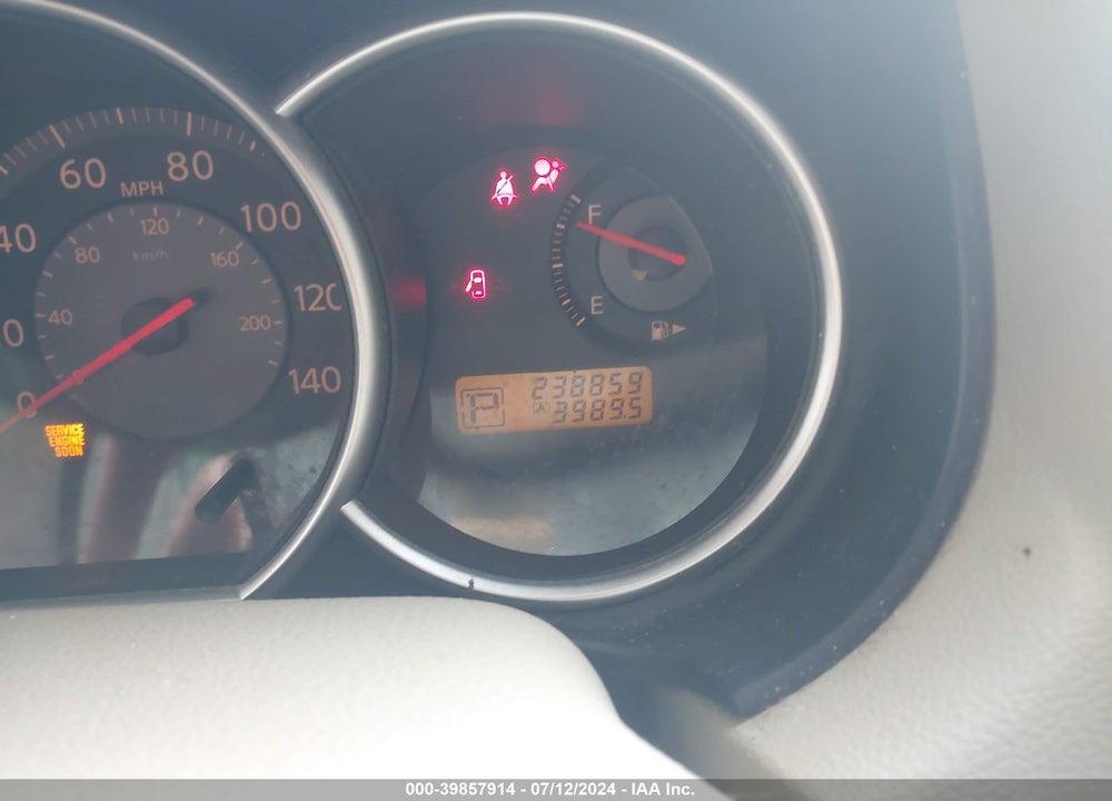 2007 NISSAN VERSA 1.8SL VIN: 3N1BC13E27L411221