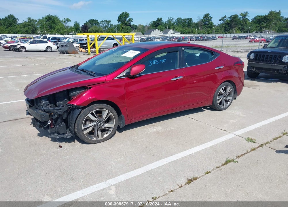 2015 HYUNDAI ELANTRA LIMITED VIN: 5NPDH4AE8FH558069