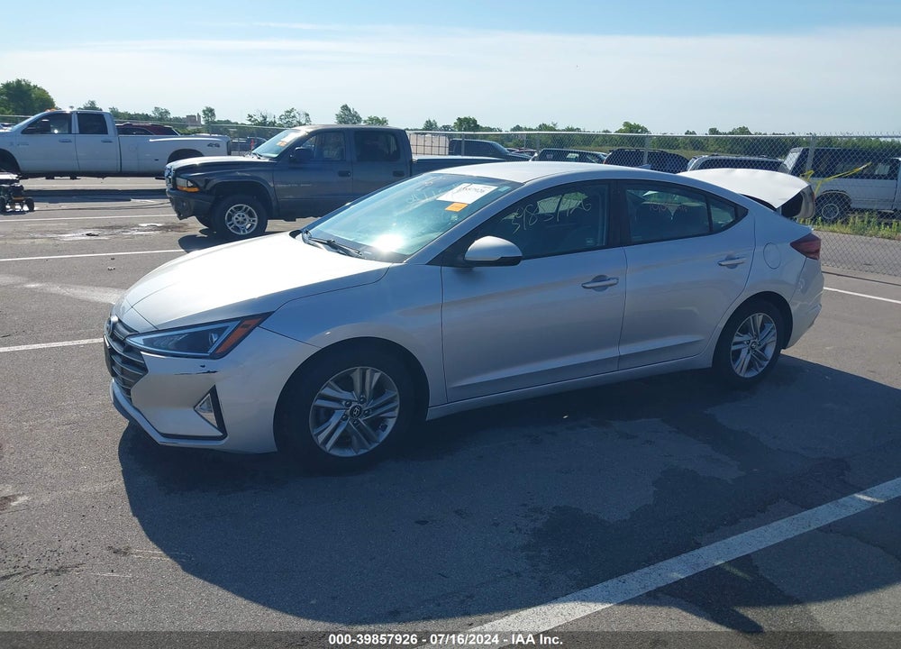 2019 HYUNDAI ELANTRA SEL VIN: KMHD84LF3KU743793